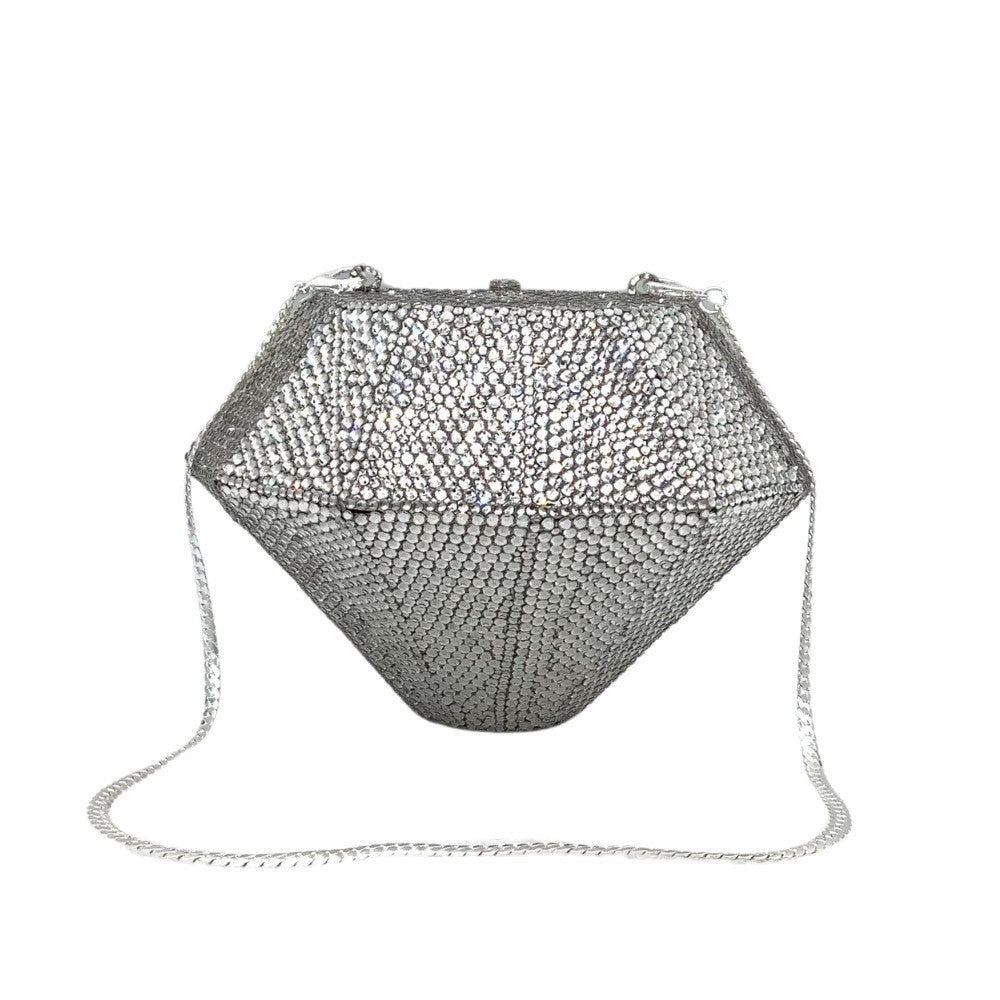 XIYUAN Silver Diamond Evening Bag Luxury Crystal Women Party Wedding Clutches Rhinestone Handbags Ladies Elegant Bridal Purses