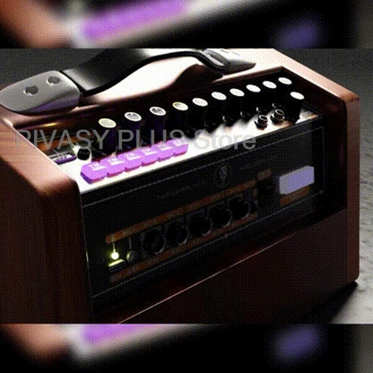 Caixa de Som Portátil 120W Bluetooth 5.0 Alto-falante Bateria 5000mAh Áudio de 3 Vias Para Canto ao Ar Livre Karaokê Guitarra DJ