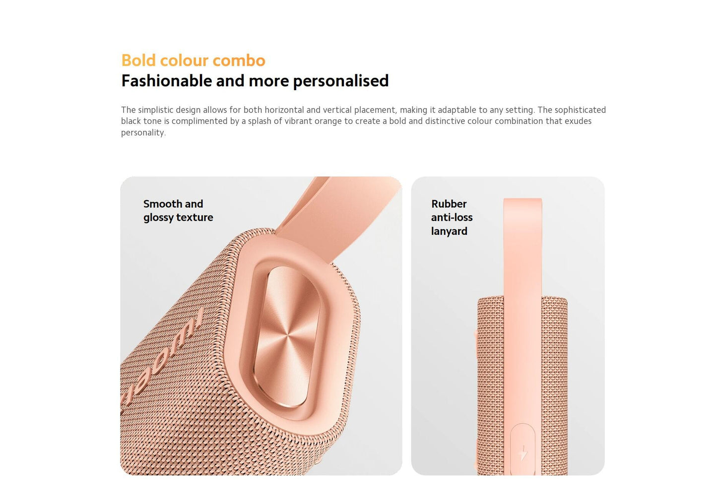 NOVA Xiaomi Sound Pocket IP67 Bluetooth 5.4 Alto-falante Portátil Combo Estéreo TWS 1000mAh 10 Horas de Bateria de Longa Duração Microfone