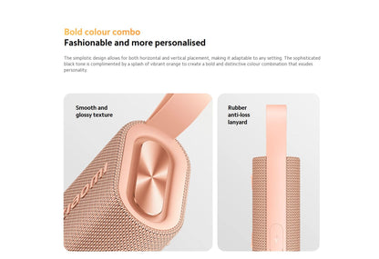 NOVA Xiaomi Sound Pocket IP67 Bluetooth 5.4 Alto-falante Portátil Combo Estéreo TWS 1000mAh 10 Horas de Bateria de Longa Duração Microfone