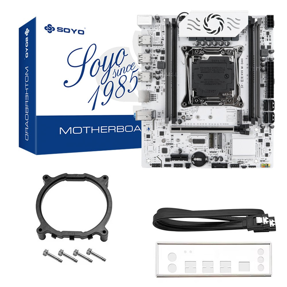 Kit de placa-mãe SOYO X99 Gaming com CPU Xeon E5 2650 V3 e memória DDR4 16G*1 2133MHz NVME PCIE3.0 SATA para computador de mesa