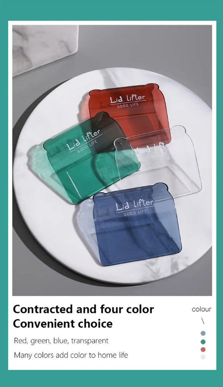 1 Pc Toilet Lid Lifting Device Light and Small PS Material to Lift the Toilet Lid Bathroom Supplies