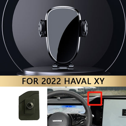 FOR 2022 HAVAL XY Car Phone Holder Car Styling Bracket GPS Gravity type Stand Rotatable Suppo Vehicle Specific