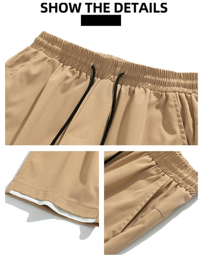 Plus Size Large Men's Shorts 2025 Summer New Trendy Loose Men's Sports and Casual Pants Jorts Baggy Cargo Mens Luxury Brands Man