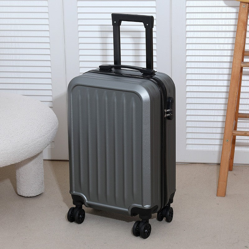 20 Inch Lightweight Hardshell Suitcase Large Capacity Sleek Solid Color Durable Trolley Case Travel Luggage for Adults