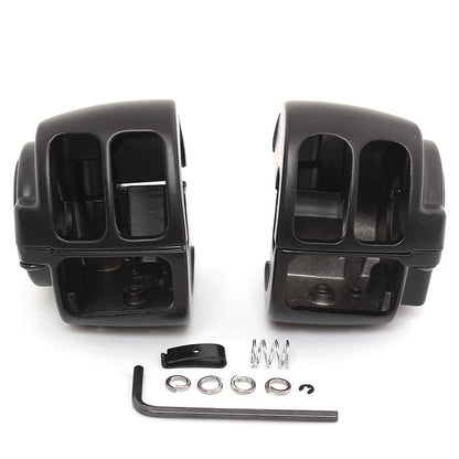 Tampa da Caixa do Interruptor de Controle do Guidão Acessório de Moto Botão do Interruptor para Harley Softail Dyna Sportster 1200 883 Touring