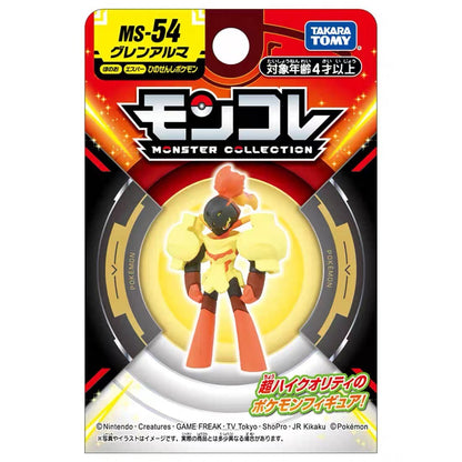 TOMY New Style Pokemon Figures MS-54 55 Dashing Beautiful Armarouge Ceruledge Toy Model 4.5cm Anime Collection Perfectly Gifts