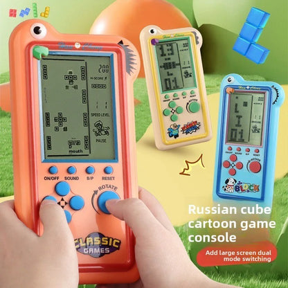 New Model Children's Large-screen Game Console - Tetris Game Console - Classic Puzzle Toy