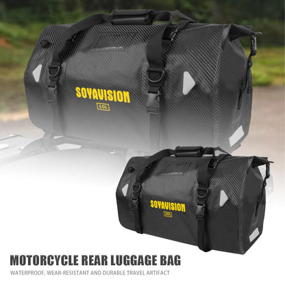 Universal Motorcycle Waterproof Tail Bags Back Seat Bags Cycling Camping Travel Bag Motorbike Scooter Sport Luggage Pack 66L 40L