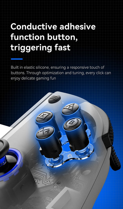 D11 Stretchable Game Controller Hall Trigger Supports Android Phone/Switch/PC/iOS/ Streaming Controller