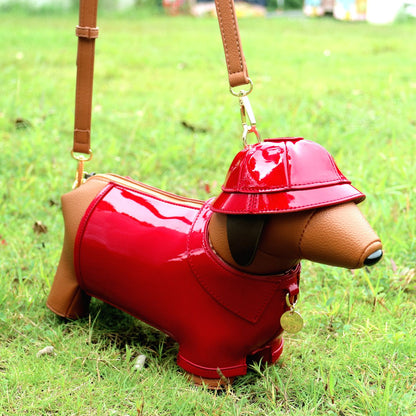Purses and handbags For Women Designer Leather crossbody shoulder bag Purse Cute dog shape Evening Party bag Women's bag