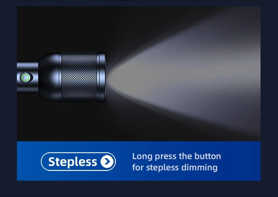 2025 New Philips SFL8168 3200 Lumen LED Flashlight 1000m Portable Powerful Bright Flashlights Camping Lamp for Outdoor Hiking