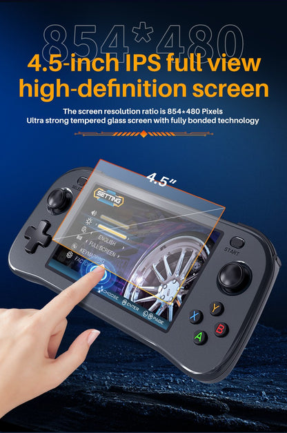SF3100 Retro Handheld Video Game Console Classic Games Pocket Player 4.5 Inch IPS Screen 3000mAh Portable Linux System SF3000