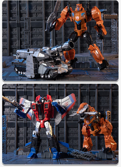 WEIJIANG NOVO 20CM Transformação Anime Boneco de Ação Brinquedos de Filme Plástico ABS Robô Carro Avião Tanque Legal Modelo Presente para Meninos