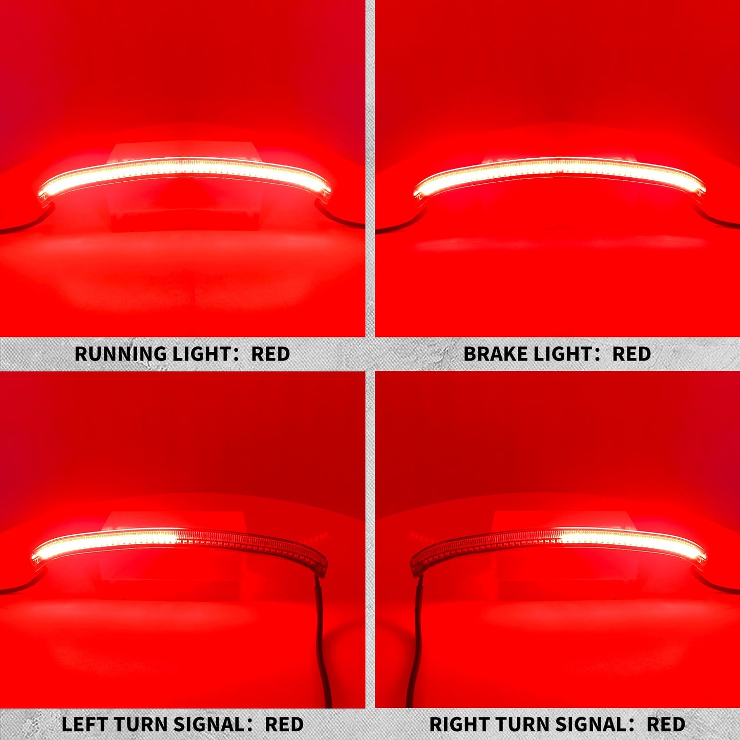 Lâmpadas Traseiras de Moto LED Lanterna Traseira de Para-lama Luz de Freio Indicador de Seta Para Harley Softail Fatboy FLFB FLFBS 18-25 Modelo EUA