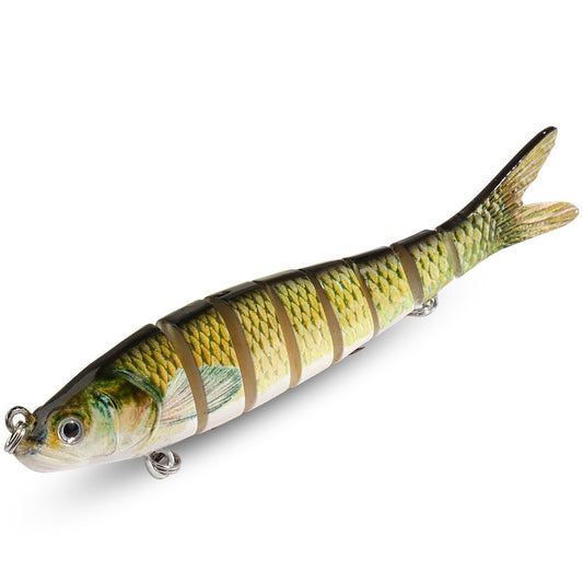 Isca Swimbait 11g 16g 27g Multi Articulada Lenta Afundante Segmentada Biônica Natação Pesca Baixo Anzol Triplo Pesca de Carpa Isca Dura