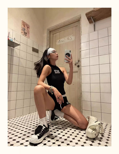 ??Sweet Cool Swimsuit Bikini Set Sporty Girl Sport Swimwear Seamless ??Sheer Sexy? Push Up Beach Resort Slim Elastic Swim Set??