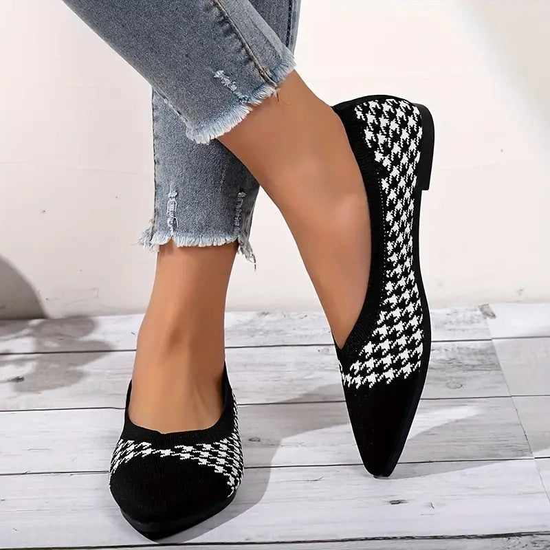 New Women's Ballet Flats Casual Shoes Low Heel Barefoot Elegant Woman Sneakers Comfortable Pointed Toe Loafers Female