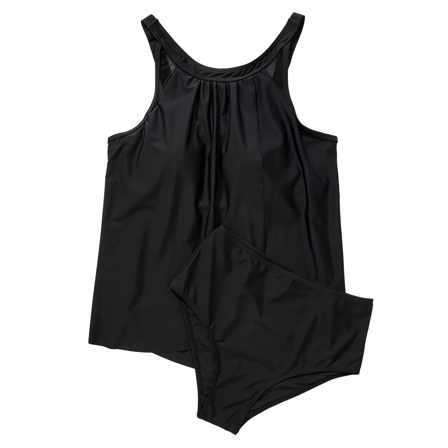 Women Tummy Control Tankini Bathing Suits High Waisted Padded Swimwear Plus Size Beachwear Swimsuit Bikini Sets Female