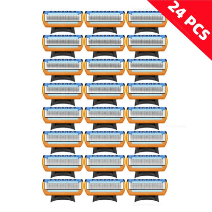 Suitable for fusion five generation series Genuine Razor for Men Face Hair Shaving Removal Safety Manul Shaver Replacement Blade