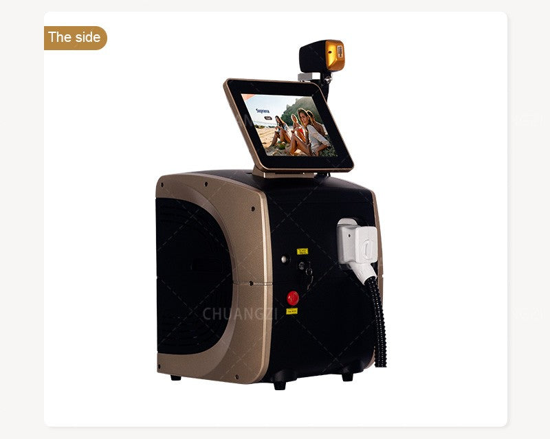 808nm Alexandrite Professional Soprano Diode Ice Titanium Laser Body Hair Removal Machine 4 Wave Device Permanent Woman 4000W