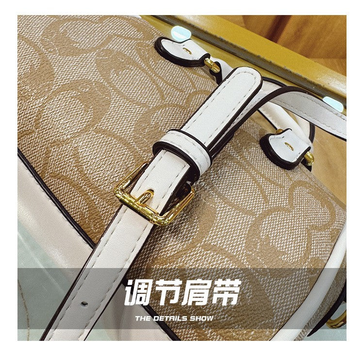 Classic Retro Boston New Small Bag Casual and Versatile Temperament Good Look Popular Hot Style Crossbody Bag