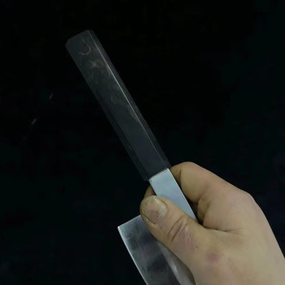 5.5 / 6.3 Inch Deba Knife 3 Layer BG42 Aviation Special Steel Double-edged Blade Cleaver Slicing Handmade Longquan Kitchen Knife