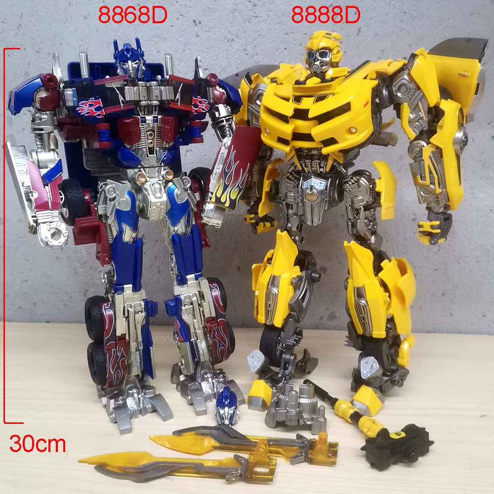Brinquedos Robô Transformável 30CM Optimus Prime Star Commander Magatron Carro Bumblebe Boneco de Ação do Filme Modelo Anime de Deformação