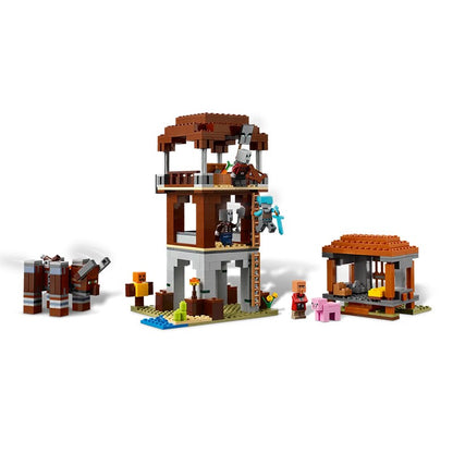 LEGO Blocos de Montar Meu Mundo Posto Avançado Predador e Blocos de Montar Clássicos Predador Brinquedos Presentes Infantis