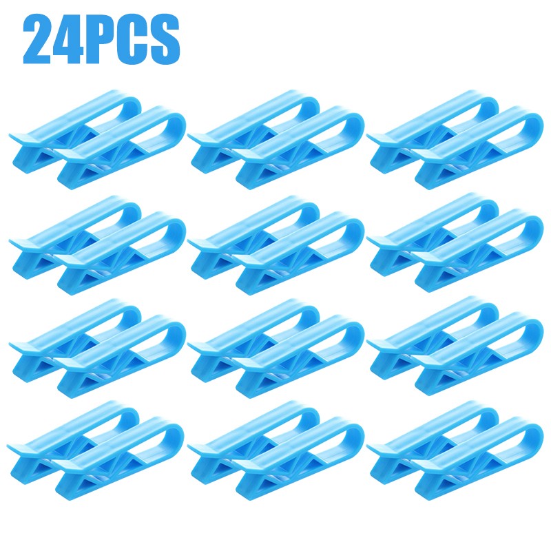 36/2 peças Clipes Fixadores para Lixo Suporte Antiderrapante para Sacola de Lixo Clipes Seladores para Sacos de Salgadinhos Organizador de Cozinha