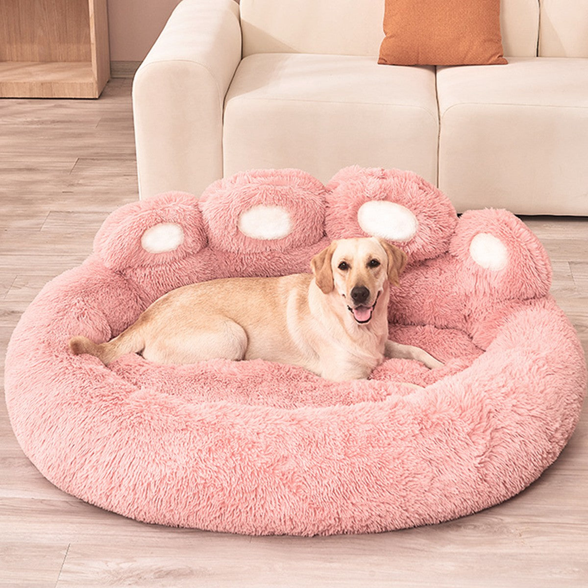 Cama Fofa Para Cães Quente De Inverno Grandes Produtos Para Animais De Estimação Pequenos Sofás Cestas Para Animais De Estimação Casinha Para Cães Tapete Para Filhotes Gatos Suprimentos Cesta Manta Acessórios