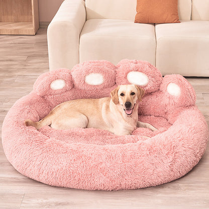 Cama Fofa Para Cães Quente De Inverno Grandes Produtos Para Animais De Estimação Pequenos Sofás Cestas Para Animais De Estimação Casinha Para Cães Tapete Para Filhotes Gatos Suprimentos Cesta Manta Acessórios