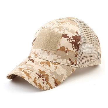 Boné Ajustável Multicam Camuflagem Tático Airsoft Pesca Caça Caminhada Basquete Tela Snapback Esportivo ao ar Livre