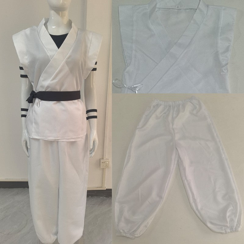 Ryomen Sukuna Cosplay Costume Jujutsu Kaisen Anime Kimono Outfit Full Set Tattoo Stickers Halloween Party Roleplay Costume