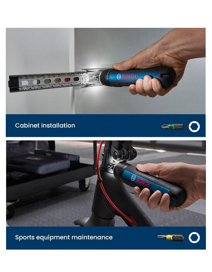 Parafusadeira Bosch GO 3 Elétrica Conjunto 3.6V 5Nm Mini Furadeira Sem Fio Recarregável Chave de Fenda Ferramenta Elétrica Multifuncional Bosch