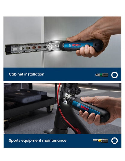 Parafusadeira Bosch GO 3 Elétrica Conjunto 3.6V 5Nm Mini Furadeira Sem Fio Recarregável Chave de Fenda Ferramenta Elétrica Multifuncional Bosch