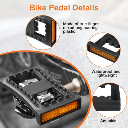 SM-PD22 SPD Cleat Flat Mountain Bike Pedal Bicycle PD-22 For M520 M540 M780 M980 M970 M770 Clipless MTB Pedals