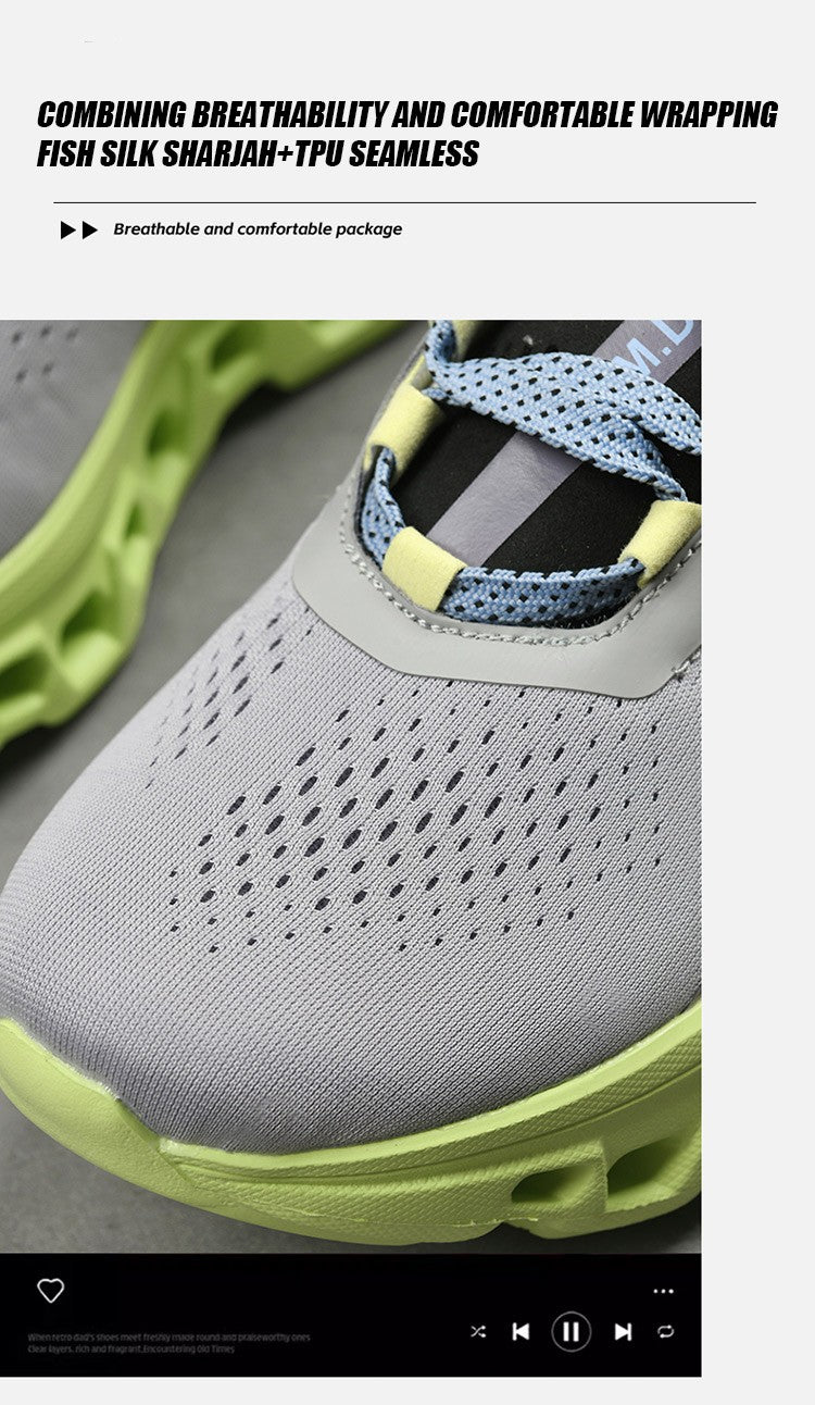 Tênis Masculino com Amortecimento para Corrida Tênis Esportivo Leve Casual Masculino Antiderrapante Tênis Esportivo para Viagens ao Ar Livre Caminhada