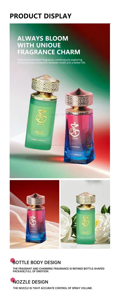 Sweet Candy Scent Perfume 100ml Khair Confection Paris Corner Eau de Parfum For Men For Women Elegant Packaging Holiday Gifts