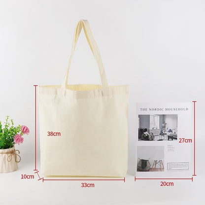 Atacado a Granel 100 peças/lote Saco de Algodão Reutilizável Sacolas de Lona Personalizadas com Logotipo