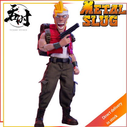 TUNSHI STUDIO Original Metal Slug Series Boneca de Pano de 6 polegadas Leona Clara Ralph Action Figura de Mobilidade Articulada Modelo de Brinquedos Presentes
