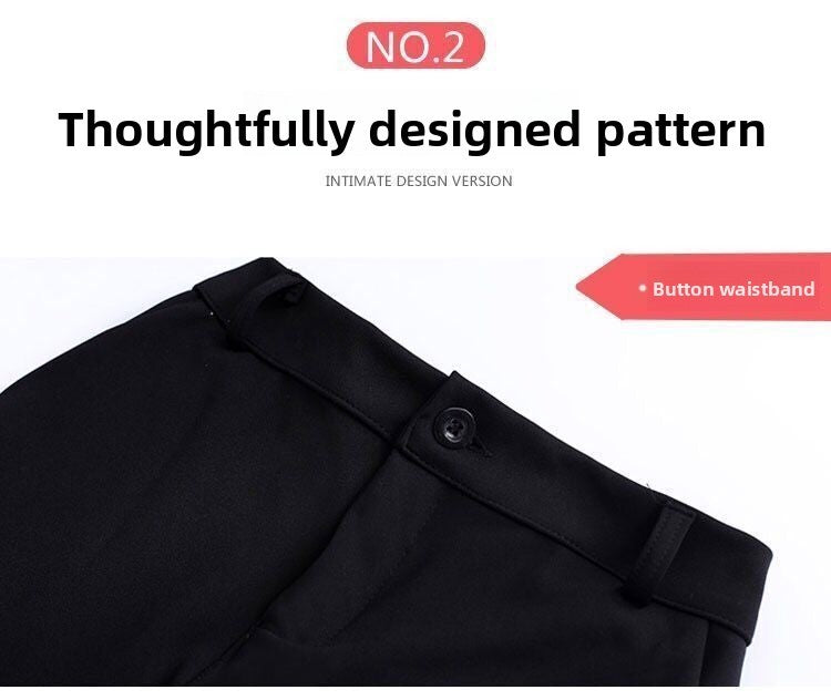 Bla Straight Leg Work Pants Women's Autumn Winter Spring Profional Suit Pants Slimming Formal Long Trousers for Office