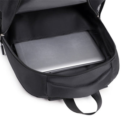 Mochila masculina casual de grande capacidade para notebook, viagem, mochila escolar para alunas do ensino fundamental e médio