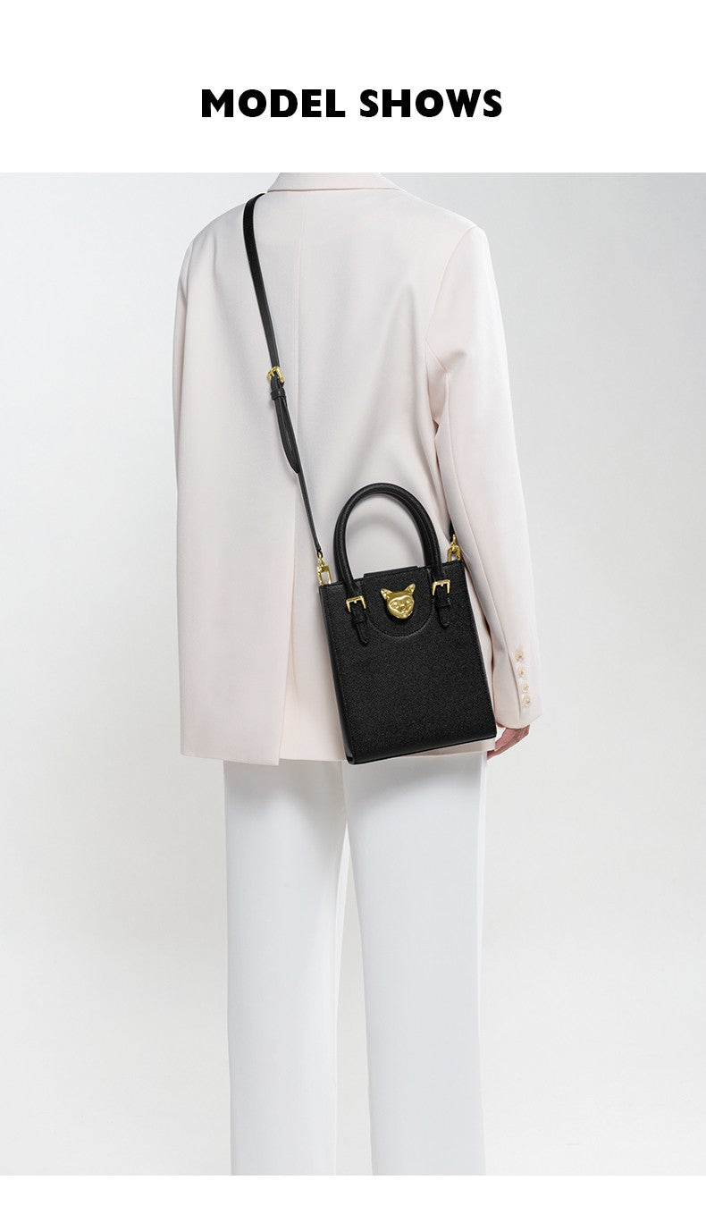 BAFELLI 2025 NEW WOMEN'S HANDBAG CAT LUXURY BRAND DESIGNER ORIGINAL STYLE TRENDING SHOULDER CASUAL BAGS MINI TOTE CROSSBODY