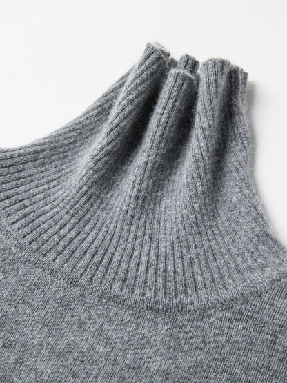 Hot Sales Winter New Men's High Collar Pullover Knitted Sweater Original Design Letter Print Warm Business Versatile Men'swear