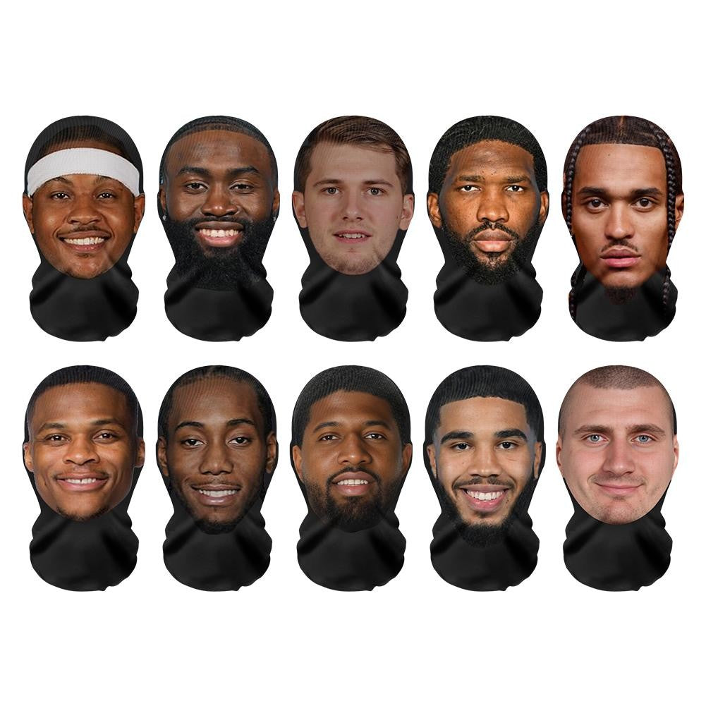 New 3D Printed Mask Full Face Mask Simulation Character Celebrity Face Funny Headgear for Fans Cosplay Role Play Face Mask