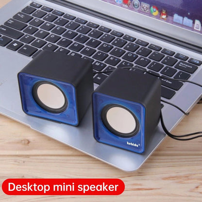 Caixa De Som PC Para Computador Portátil Laptop Notebook Desktop Mini Caixa De Som Música Bocina Coluna Acústica Sistema de Áudio