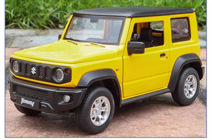 Miniaturas 1/24 Suzuki Jimny SUV Liga Off Road Modelo Diecast Puxar para Trás Brinquedo Infantil Presente Para Crianças Presente de Aniversário Para Namorado