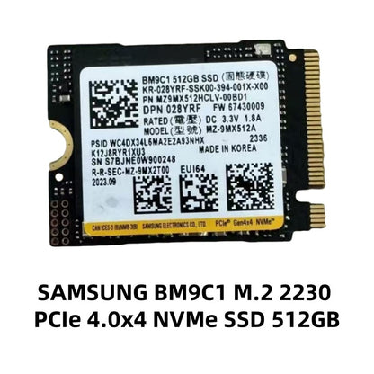 OEM SAMSUNG SSD PCIe 4.0 M.2 2230 BM9C1 512GB & M.2 2242 PM9B1 / PM9C1a 256GB & PCIe 3.0 M.2 2242 PM991a 128GB 256GB NVMe SSD