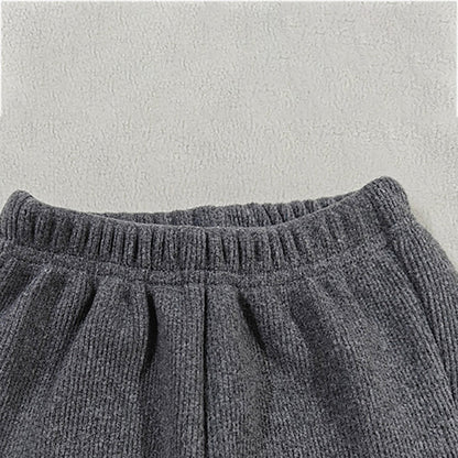 Girls Fleece Lined Flare Leggings Children Winter Warm Kids Pants Slim Fit Thermal Trousers Korean Fashion Outerwear Clothes